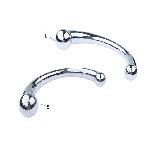 Steel Stainless Ended Elegant Anal Double 5858 Hook 1017